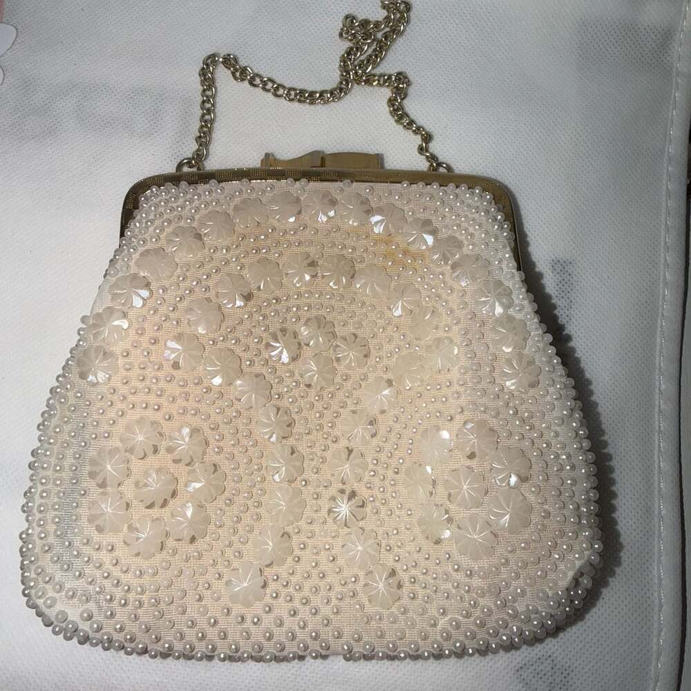 Vintage Styled By Regal Beaded Sequin Evening Bag Clutch Hong Kong